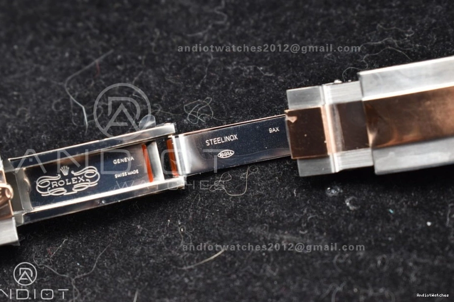 Best Minimalist Case Yacht-Master Dial Edition 37mm 268621 1216 and CVSF 316L A Black SS 1:1 RG Bracelet 0403